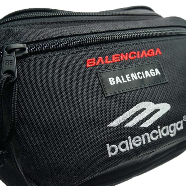 ba24ss340 6 BALENCIAGA Body Bag EXPLORER BELTPACK Black