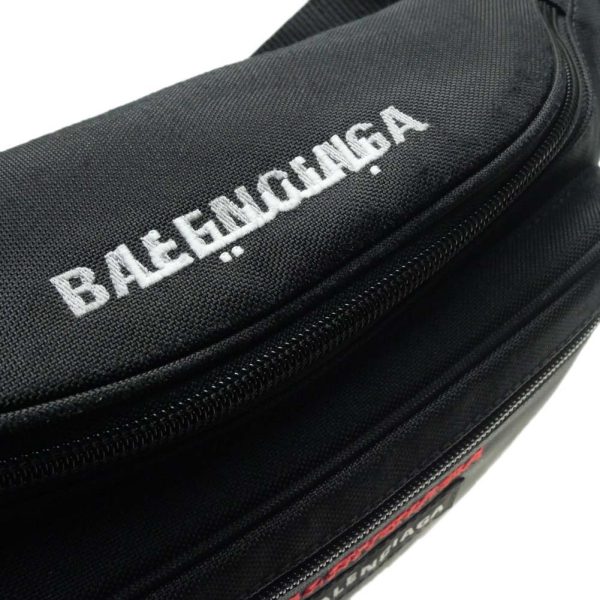 ba24ss340 7 BALENCIAGA Body Bag EXPLORER BELTPACK Black