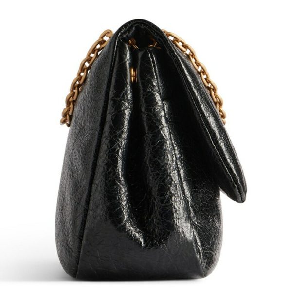 bal 0942 3 Balenciaga Monaco Mini Bag Black