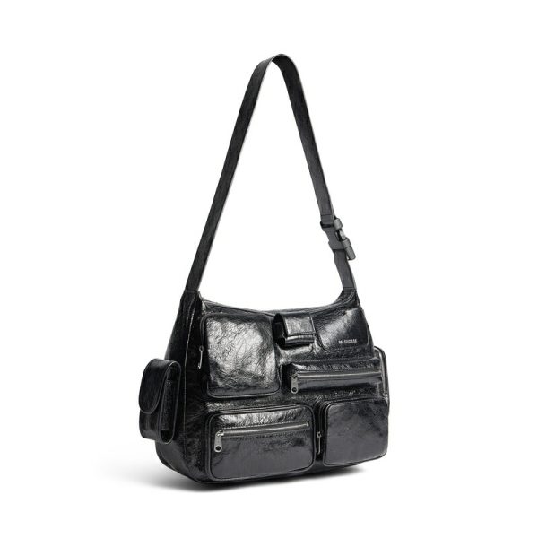 bal 1146 2 Balenciaga Superbusy Messenger Bag Black