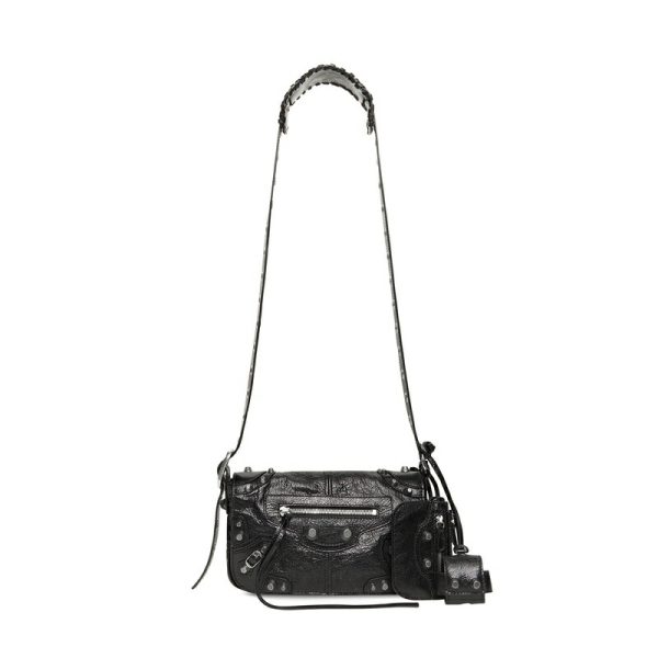 bal 1171 2 Balenciaga Le Cagole Flap Bag Black