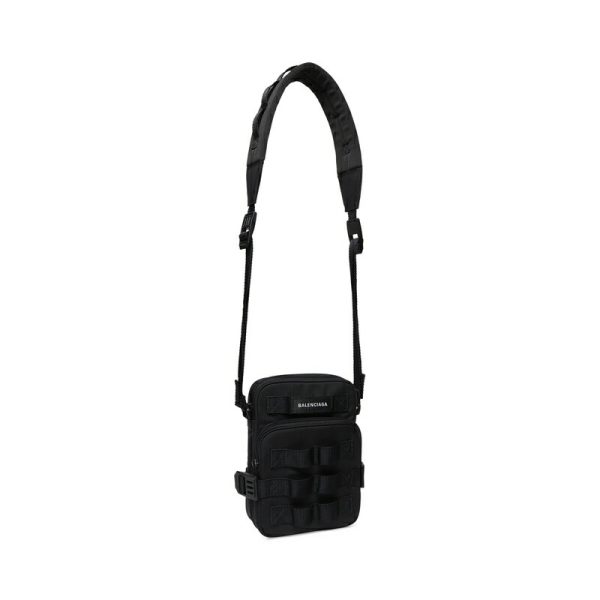 bal 1186 2 Balenciaga Army Crossbody Bag Black