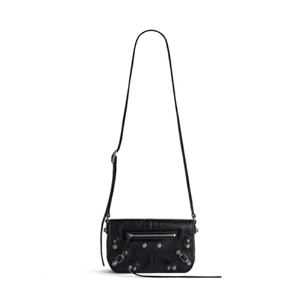 bal 1202 2 Balenciaga Le Cagole Mini Flap Bag Black