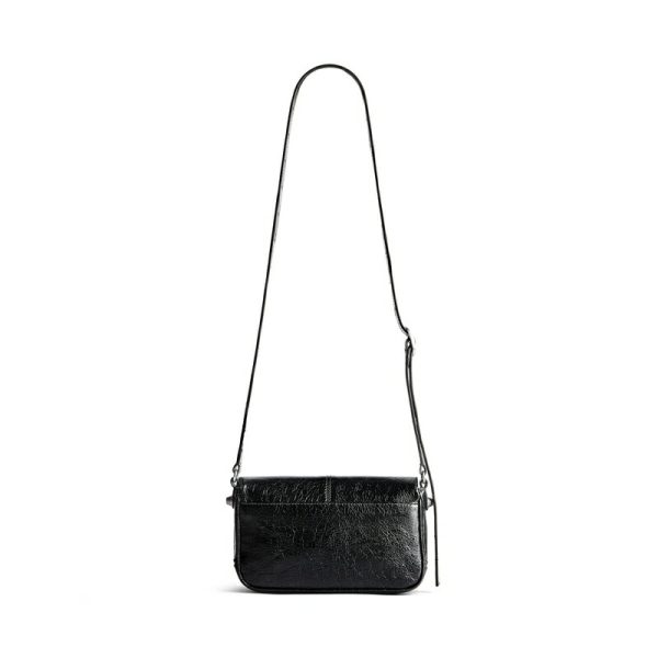 bal 1202 5 Balenciaga Le Cagole Mini Flap Bag Black