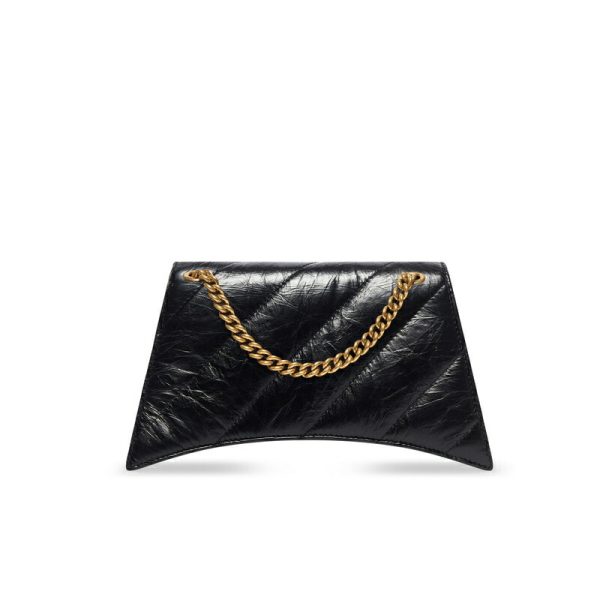 bal 1339 4 Balenciaga Crush XS Chain Bag Quilted Black