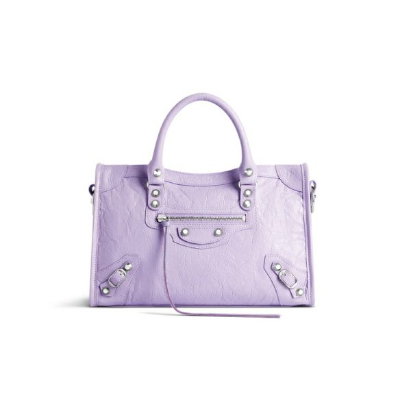 bal 1350 1 Balenciaga Le City Small Bag Light Purple