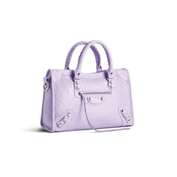 bal 1350 2 Balenciaga Le City Small Bag Light Purple