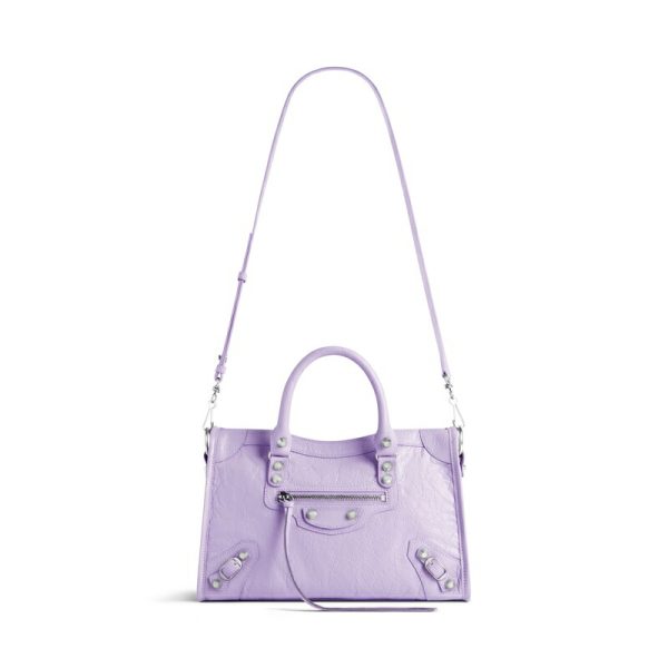 bal 1350 5 Balenciaga Le City Small Bag Light Purple