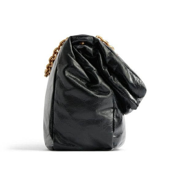 bal 1385 3 Balenciaga Monaco Small Chain Bag Black