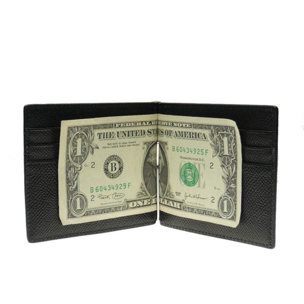 bb23fw139 2 BURBERRY Money Clip WALLET Black