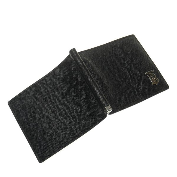 bb23fw139 3 BURBERRY Money Clip WALLET Black