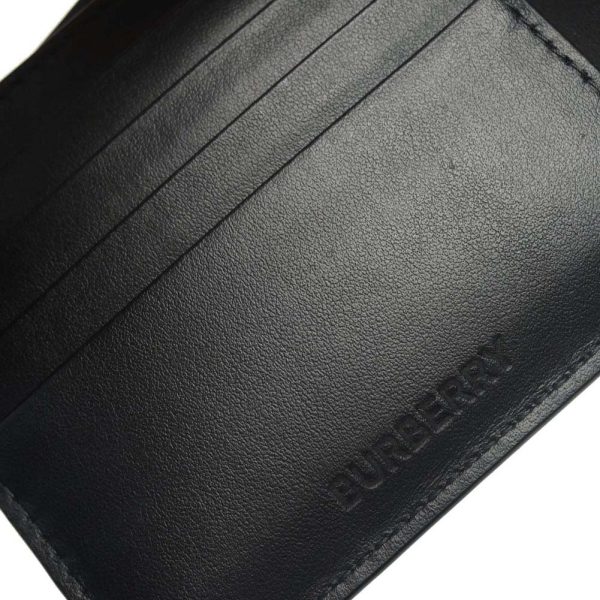 bb24ss347 6 BURBERRY bifold wallet with coin purse Charcoal Gray