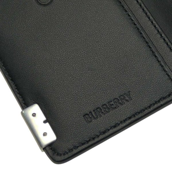 bb24ss352 8 BURBERRY bifold wallet with coin purse Black