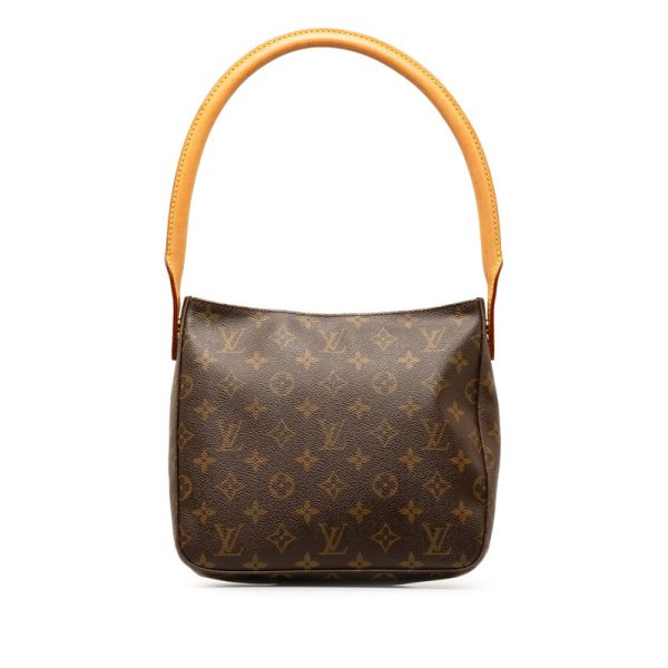 bct48umewq39piz6 1 Louis Vuitton Monogram Looping MM Shoulder Bag Brown