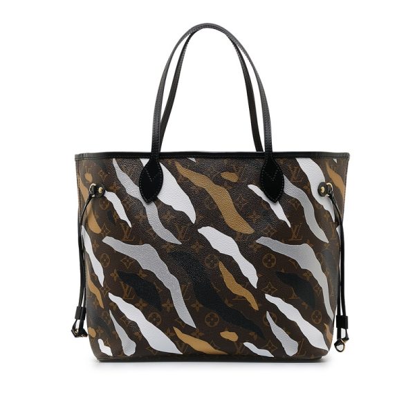 beuzeggk6r3cymff 1 Louis Vuitton Camouflage Neverfull MM League of Legends Tote Black