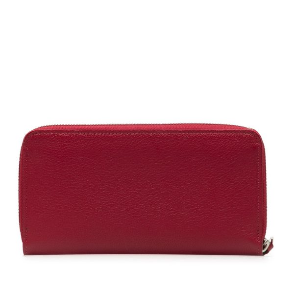 bon63qs5ijy5qdob 3 Louis Vuitton Zippy Lock Me Bicolor Long Wallet M63816 Red