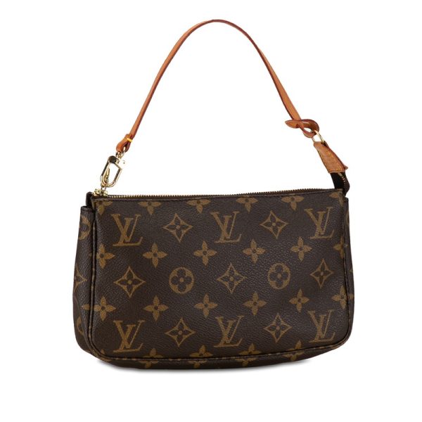 bra0786z87t6fyuw 2 Louis Vuitton Monogram Pochette Accessoire Bag M51980 Brown