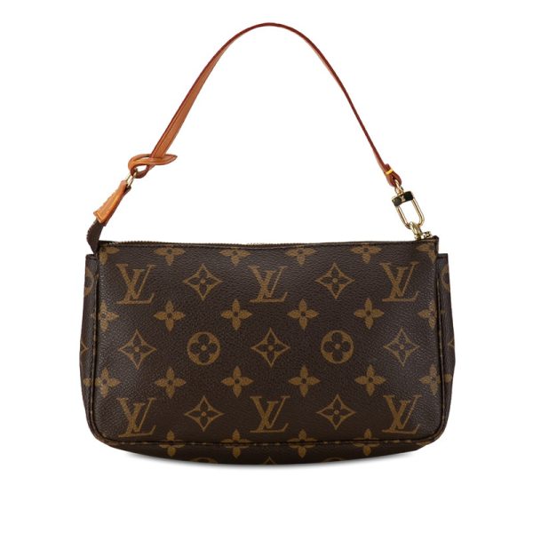 bra0786z87t6fyuw 3 Louis Vuitton Monogram Pochette Accessoire Bag M51980 Brown