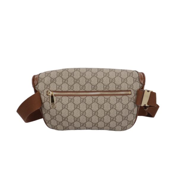 brb00090000005538 3 Gucci GG Large Belt Bag GG Supreme Body Bag Brown