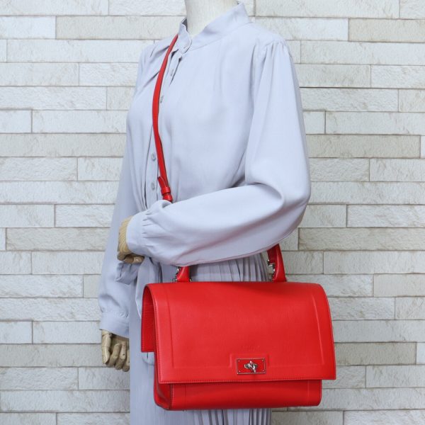 brb00150000000671 2 Givenchy Shoulder Bag Leather Red