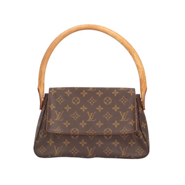 brb00420000000083 1 Louis Vuitton Mini Looping Monogram Handbag Brown