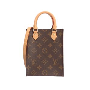 brb00630000005297 1 Louis Vuitton Monogram Sac Squash Crossbody Bag Brown