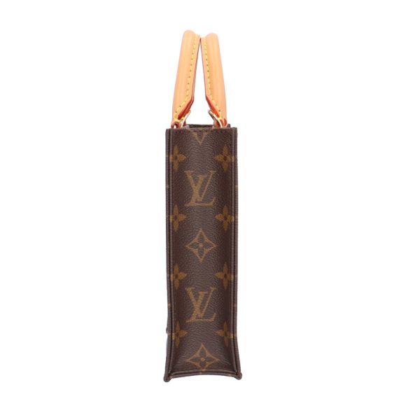 brb00630000005297 3 Louis Vuitton Petit Sac Pla Monogram Shoulder Bag Brown