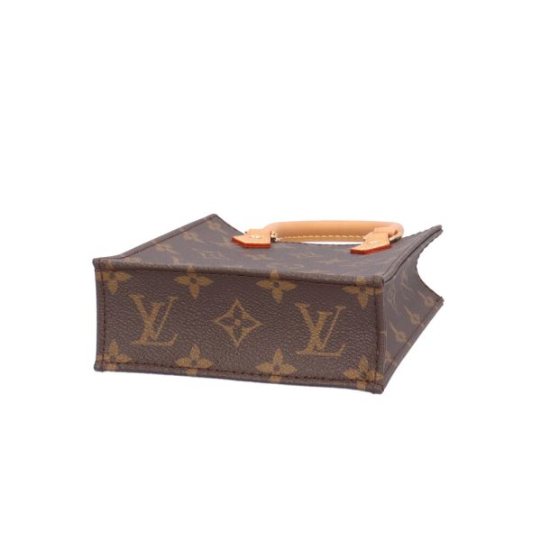 brb00630000005297 4 Louis Vuitton Petit Sac Pla Monogram Shoulder Bag Brown