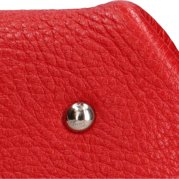 brb01000000000129 10 Salvatore Ferragamo Sofia Gancini Shoulder Bag Leather Red