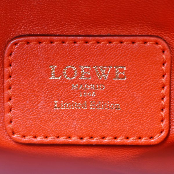 brb01000000000882 15 Loewe Amazona 28 Limited Edition Handbag Leather Multicolor