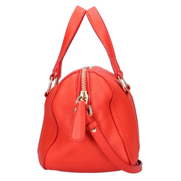 brb01000000001080 3 Salvatore Ferragamo Shoulder Bag Leather Red