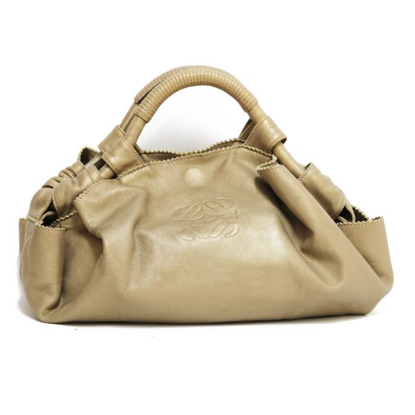 brb01000000001286 1 Loewe Nappa Aire Shoulder Bag Leather Gold