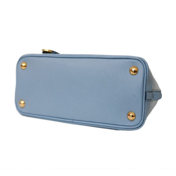 brb01000000001460 6 Prada Saffiano Leather Shoulder Bag Blue