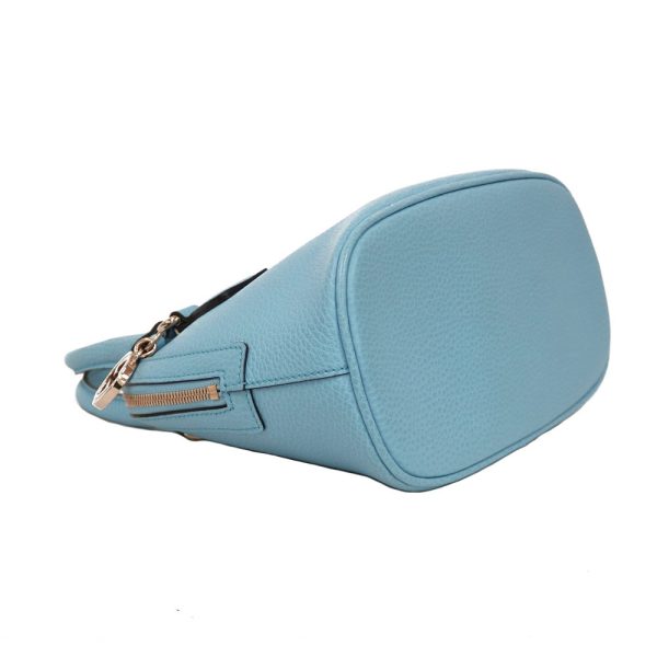 brb01000000001474 5 Gucci 2Way Leather Handbag Blue