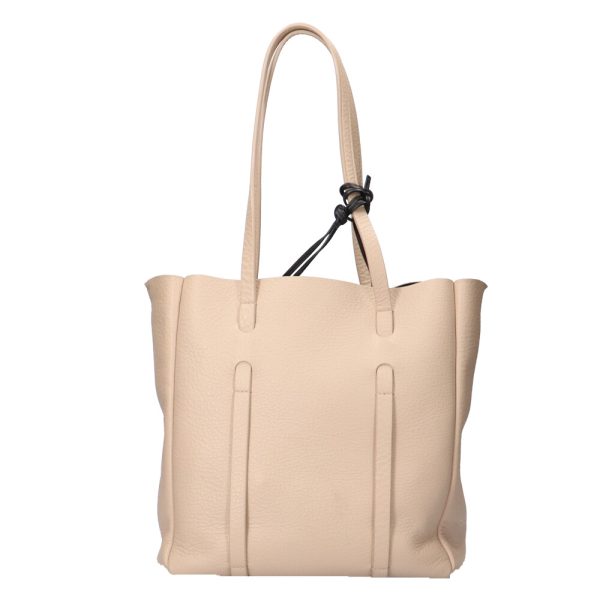 brb01000000001540 3 Balenciaga Everyday Tote Shoulder Bag Calf Beige