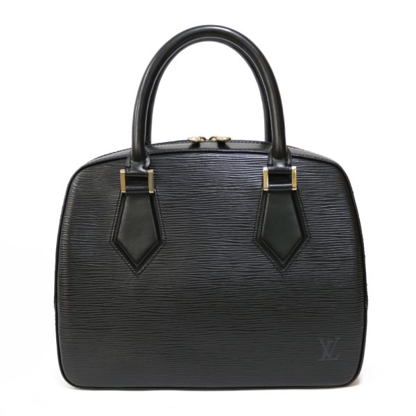 brb01000000001699 1 Louis Vuitton Sablon Epi Leather Handbag Black