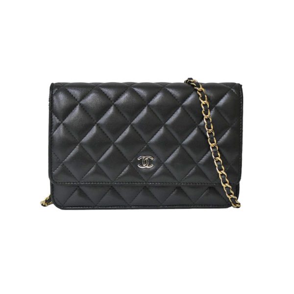 brb01000000001735 1 Chanel Matelasse Caviar Shoulder Bag Black