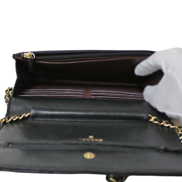 brb01000000001735 7 Chanel Matelasse Caviar Shoulder Bag Black