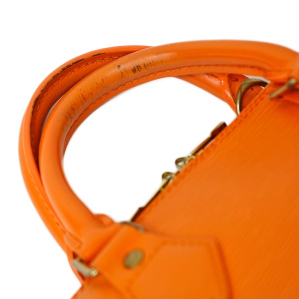 brb01000000002223 9 Louis Vuitton Alma Epi Leather Handbag Bag Orange