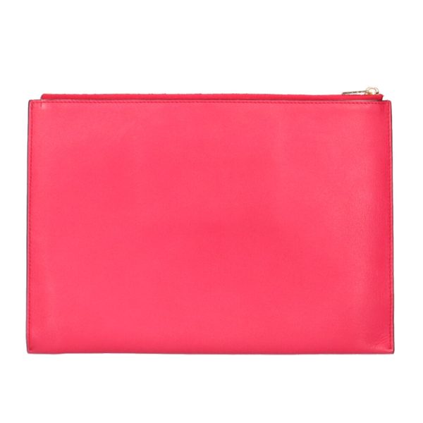 brb01000000002245 3 Celine Clutch Bag Leather Pink