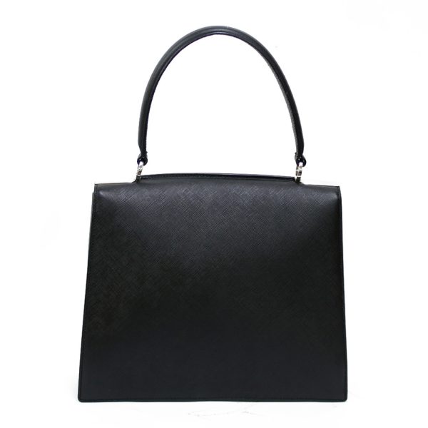 brb01000000002282 3 Salvatore Ferragamo Handbag Leather Black