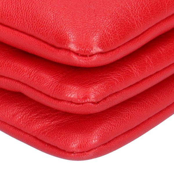 brb01000000002345 9 Celine Trio Small Shoulder Bag Leather Red