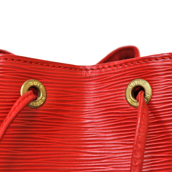 brb01000000002568 13 Louis Vuitton Petit Noe Epi Leather Shoulder Bag Red