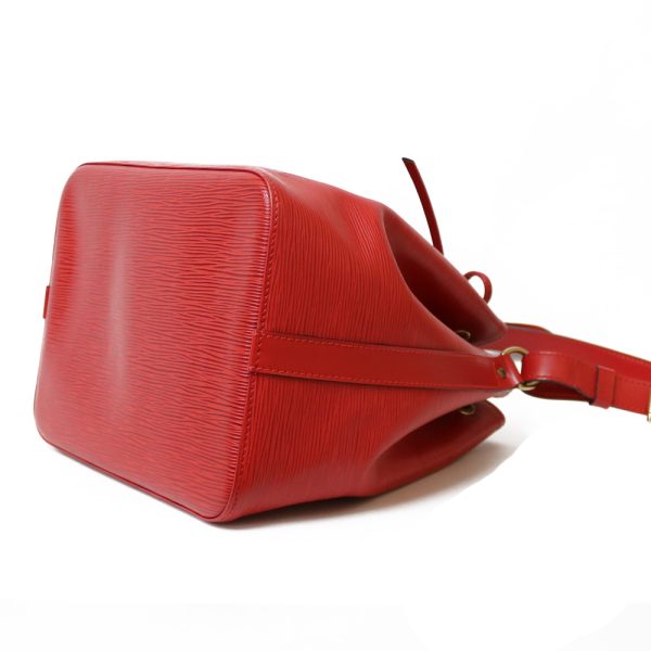 brb01000000002568 6 Louis Vuitton Petit Noe Epi Leather Shoulder Bag Red