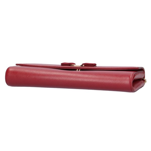 brb01000000002791 5 Salvatore Ferragamo Shoulder Bag Leather Red