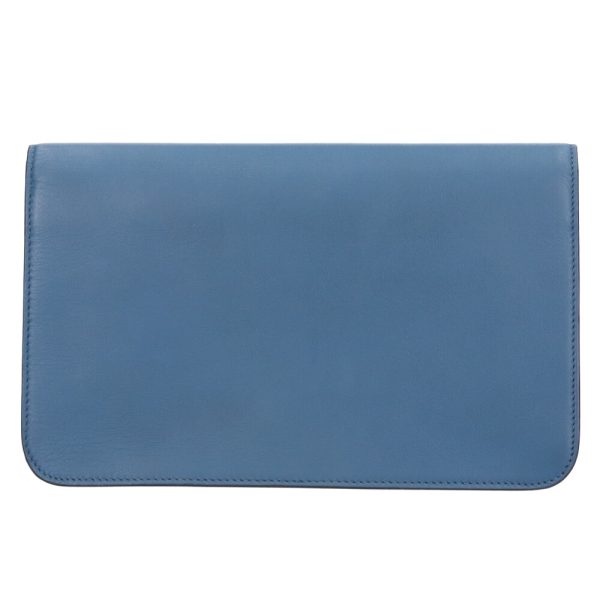 brb01000000003128 3 Fendi Toujours Leather Clutch Bag Blue