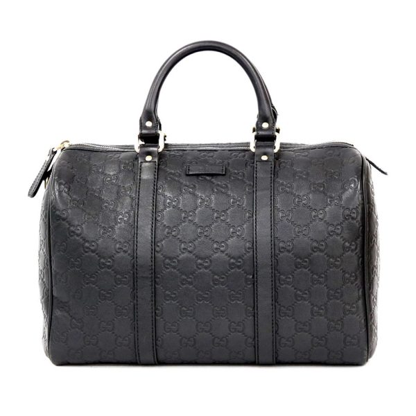 brb01000000003194 1 Gucci Guccisima Leather Handbag Black