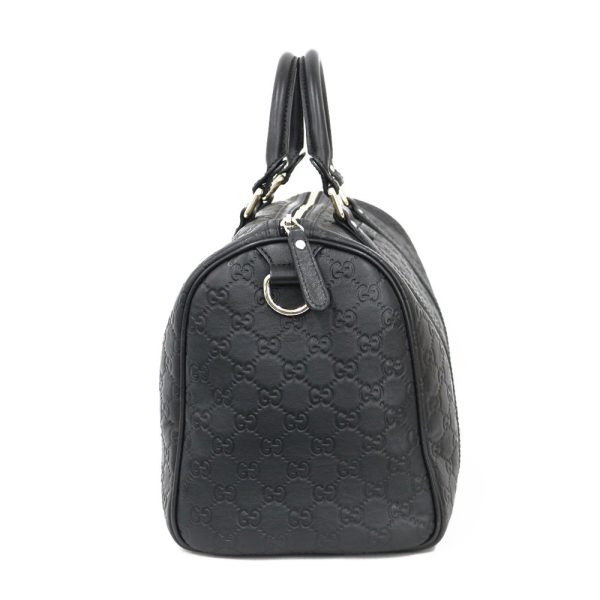 brb01000000003194 4 Gucci Guccisima Leather Handbag Black