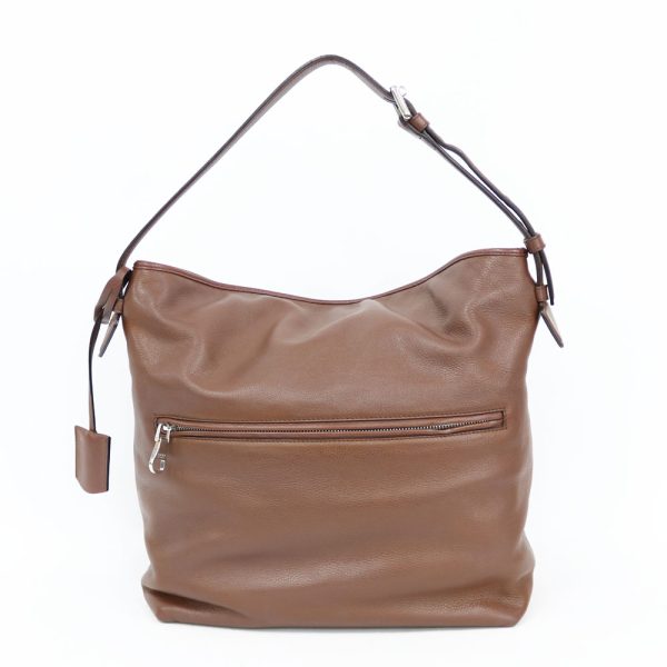 brb01000000003258 3 Loewe Shoulder Bag Leather Brown