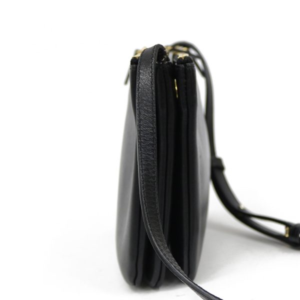 brb01000000003634 4 Celine Shoulder Bag Leather Black